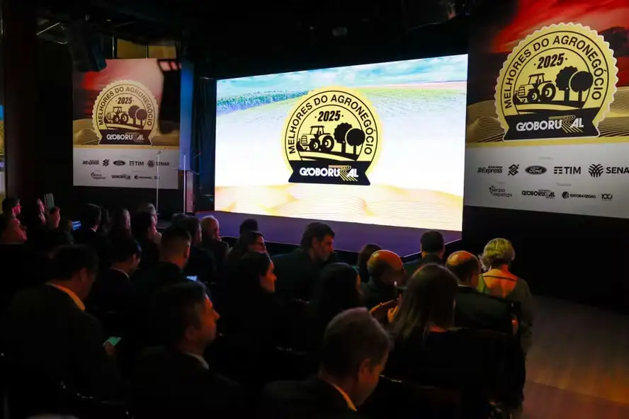 Cerimônia de entrega do Prêmio Melhores do Agronegócio, em São Paulo — Foto: Wenderson Araujo/Valor
